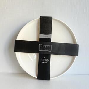 Ivory Stone “Everest” Dinner Plates – Set of 4 – 10.5 in / 26.7 cm – New